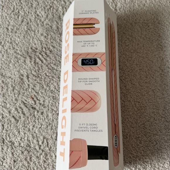 CHI Rose Delight Ceramic Hairstyling Iron - Picture 6 of 7